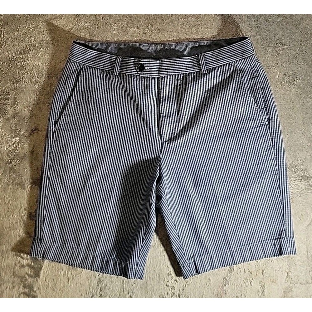 Brooks Brothers Shorts Mens  Size W34  Blue White Checkered Classic Coastal